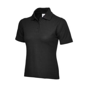 UC106 Black Ladies Polo Shirt